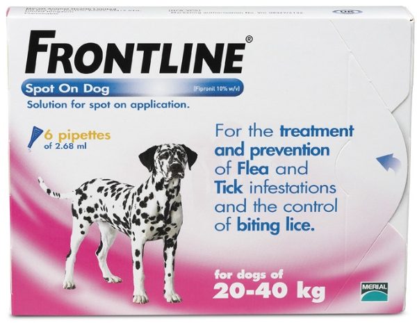 Frontline Spot On Large Dog 20-40kg