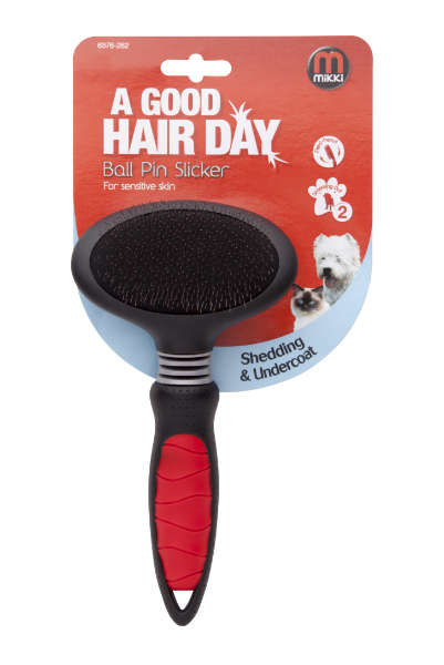 Mikki Easy Grooming Ball Pin Slicker