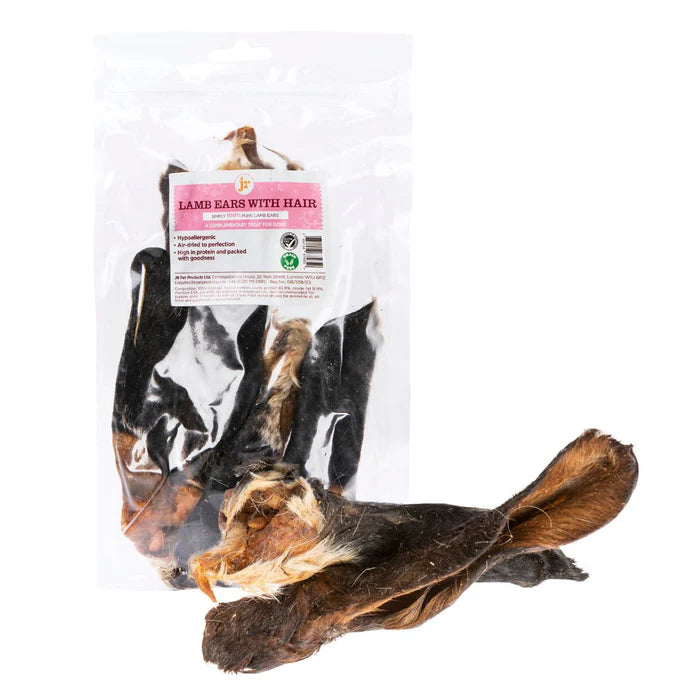 JR Pet Products Lambs Ears with Hair (100g)