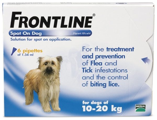 Frontline Spot On Medium Dog 10-20kg