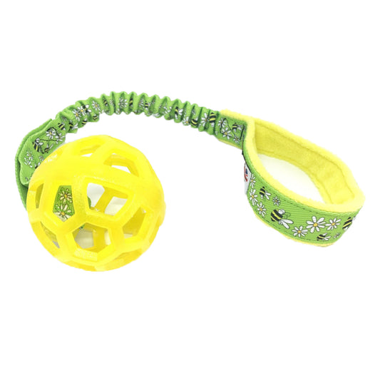 Paws Made™ Bungee Cage Ball 3.5inch Tuffs TPR Bright Colours