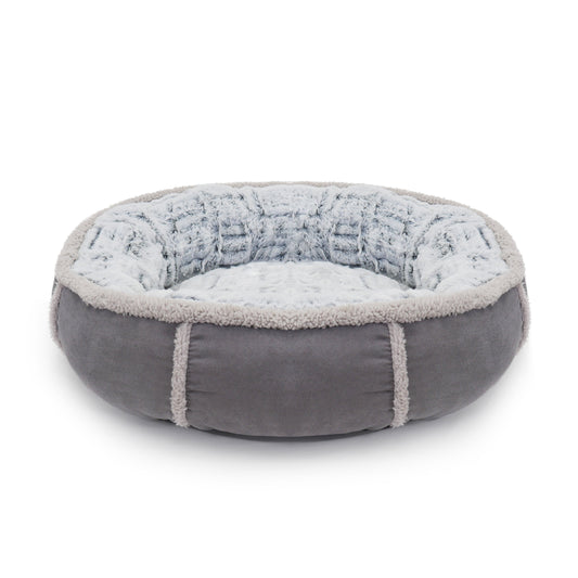 Rosewood 40 Winks Deep Plush Grey Donut Bed