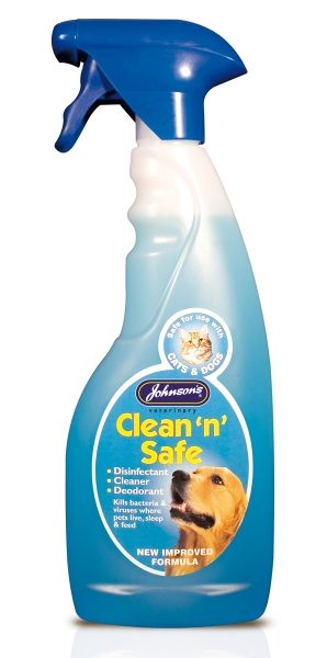 Jvp Dog & Cat Clean 'n' Safe Disinfectant 500ml Trigger