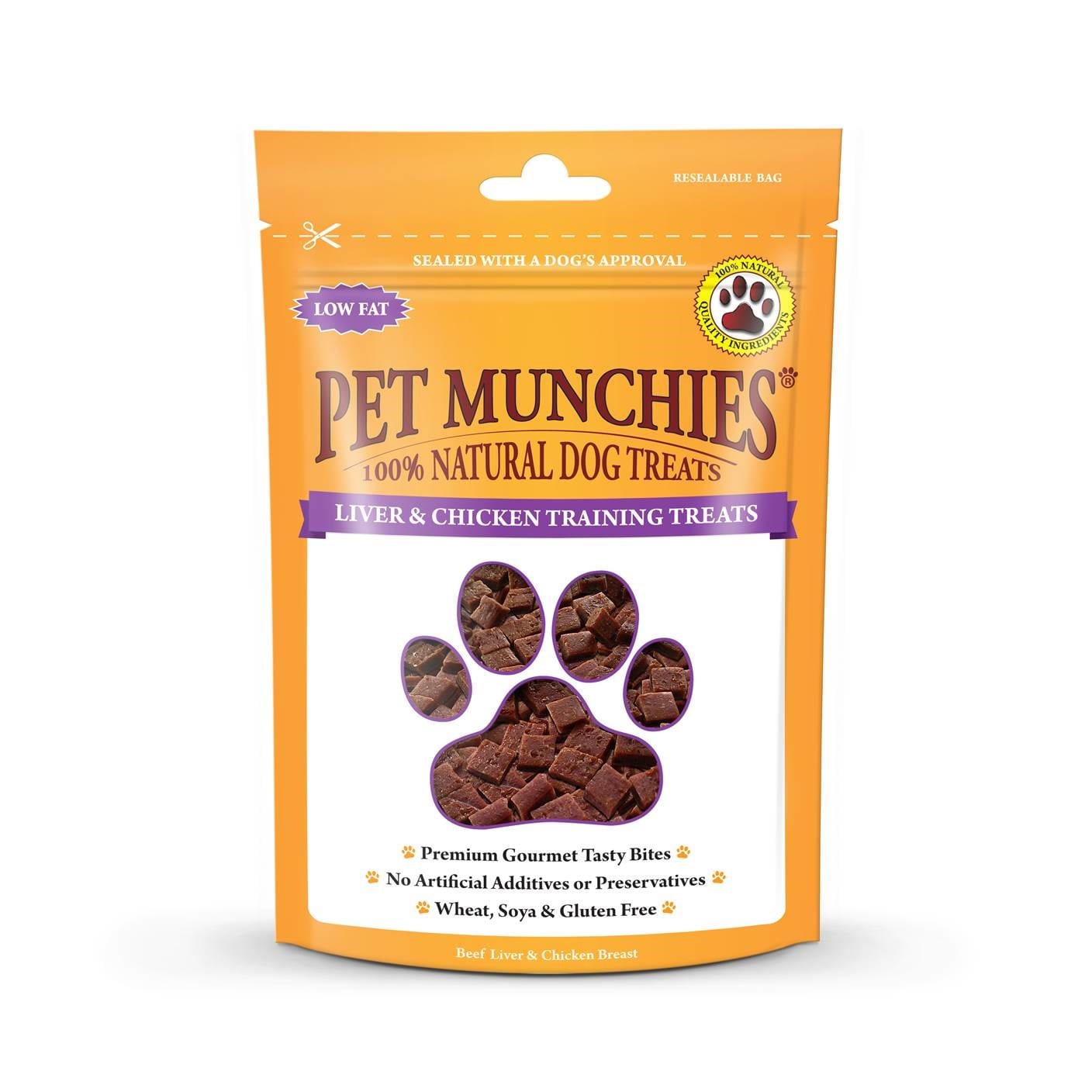 Pet Munchies Liver & Chicken Dog Training Treats 50g