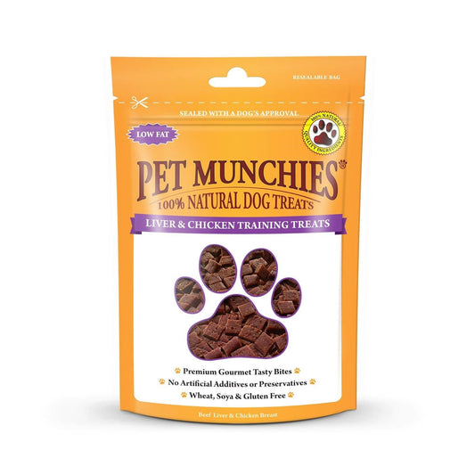 Pet Munchies Liver & Chicken Dog Training Treats 50g