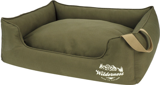 Snug & Cosy Wilderness Olive Rectangle Bed