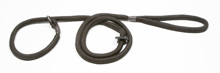 Braided Gundog Slip Lead with RUBBER stopper