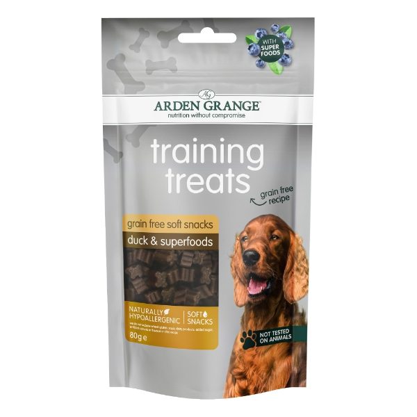 Arden Grange Training Treats Grain Free- Fresh Duck & Superfoods 80g