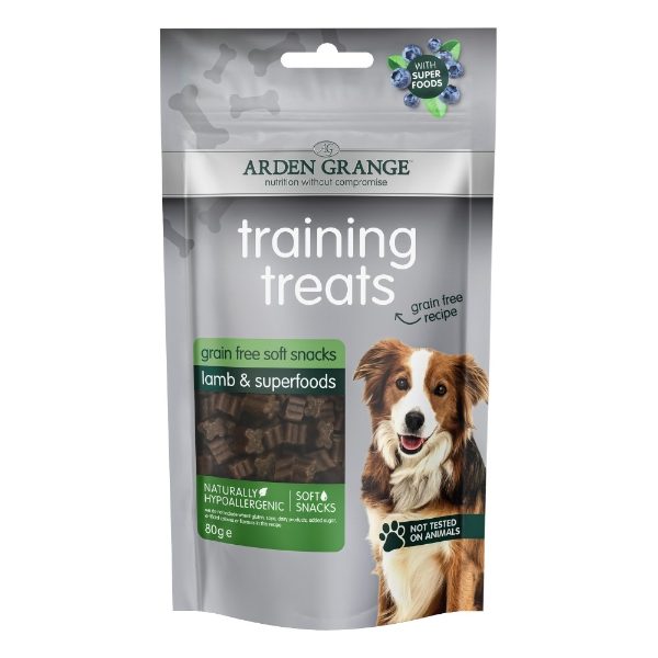 Arden Grange Training Treats Grain Free- Fresh Lamb & Superfoods 80g