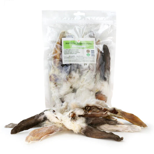JR Pet Products Rabbit Ears with Hair (100g)