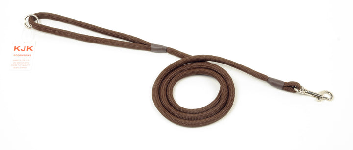 Braided Dog Lead with Clip and Ring