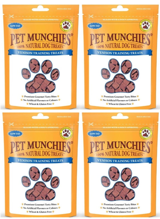 Pet Munchies Venison Training Treats 4 x 50g