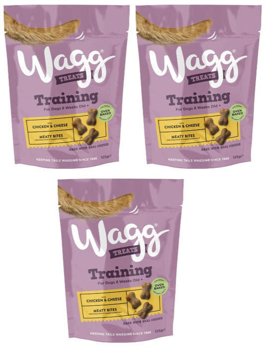 Wagg Training Treats Chicken & Cheese 3 x 125g