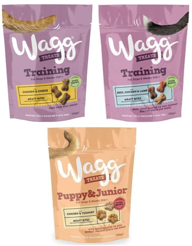 Wagg Training Treats Variety Bundle 3 x 125g