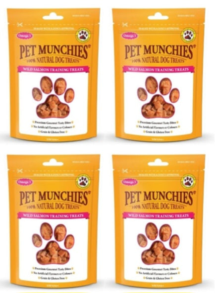 Pet Munchies Wild Salmon Training Treats 4 x 50g