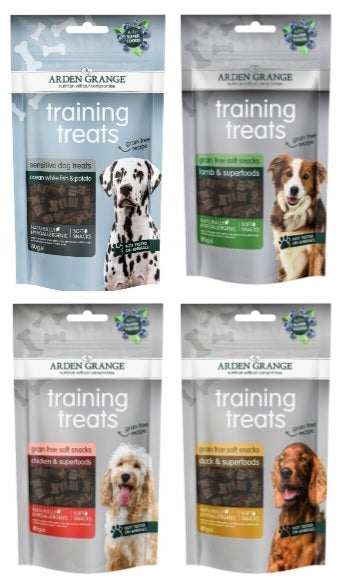 Arden Grange Training Treats Grain Free- Variety Bundle 4 x 80g