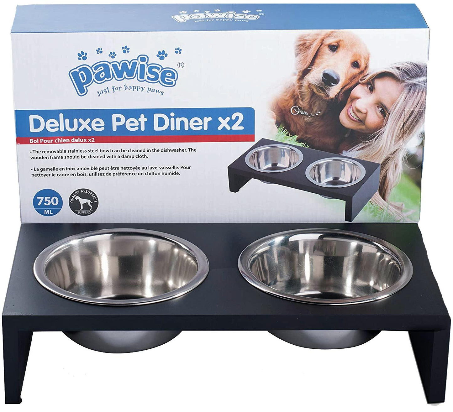 PAWISE Elevated Deluxe Pet Diner