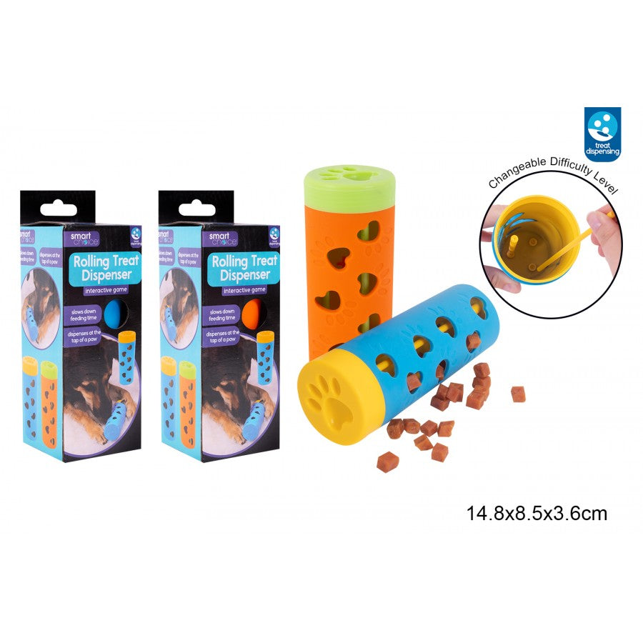 Smart choice rubber treat dispensing dog toy