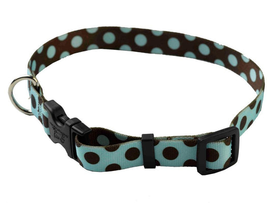 Yellow Dog Design Collar Polka Dots- Avaliable in 4 designs